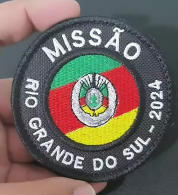Patch Bordado: Missão RS